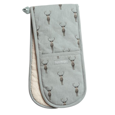 Sophie Allport Highland Stag Double Oven Glove
